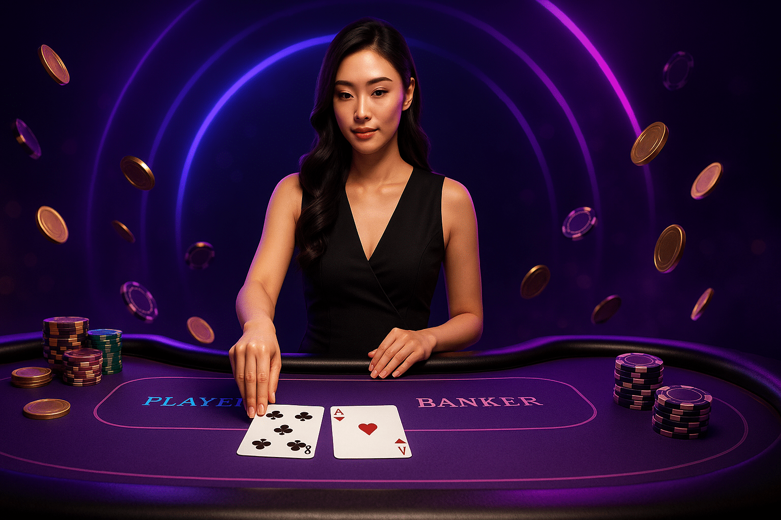 ภาพประกอบวิธีเล่นบาคาร่าเบื้องต้นสำหรับมือใหม่ด้วย ทางเข้า temmax69 บาคาร่า