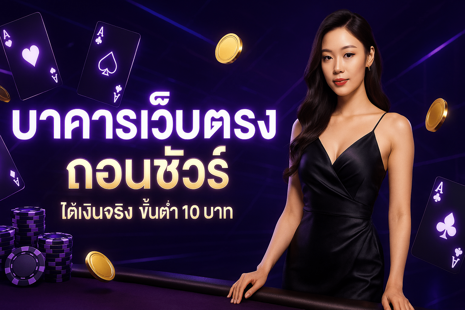บาคาร่าเว็บตรง ถอนชัวร์
