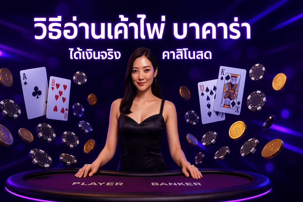 วิธีอ่านเค้าไพ่ บาคาร่า